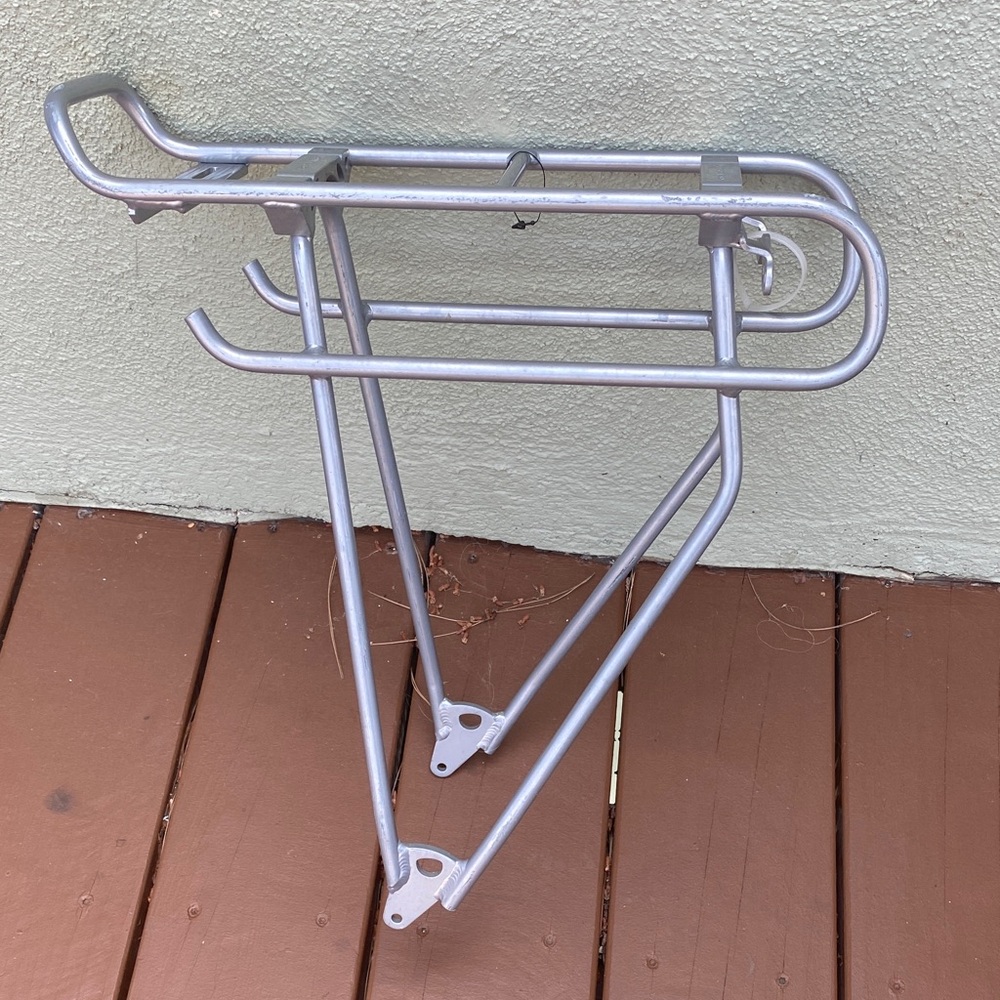 Silver Metal bike Rack  - for back of your bike - Picture 2 of 4